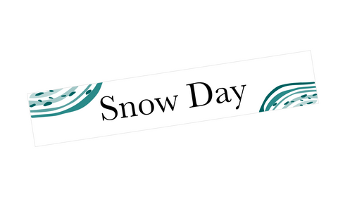 EV23 || Waves Vertical Snow Day Full Day Stickers