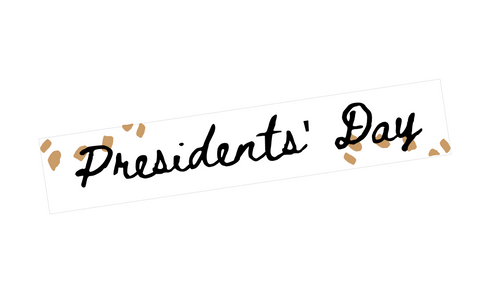 EV20 || Splatter Vertical Presidents' Day Full Day Stickers