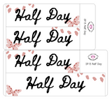 SP13 || Splatter Half Day Full Day Stickers