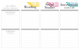 WV01 || Waves Monthly Teacher Planner Header Stickers