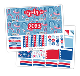 T257 || July Patriotic Rainbows Monthly Kit