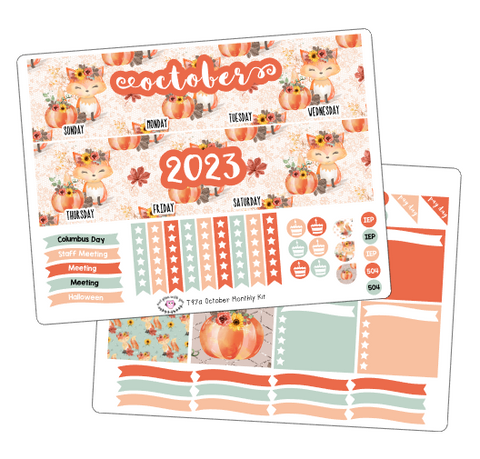 T260 || October Lovely Fox Monthly Kit