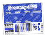 T250 || January Snowflake Monthly Kit