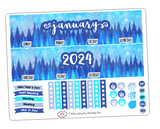 T250 || January Frozen Trees Monthly Kit