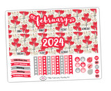 T252 || February Hearts Balloons Monthly Kit