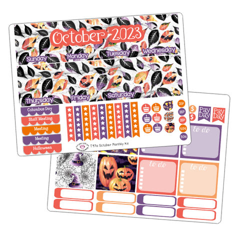 T260 || October Leaves Monthly Kit
