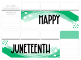 PR36 || Painted Rainbow Juneteenth Full Day Stickers