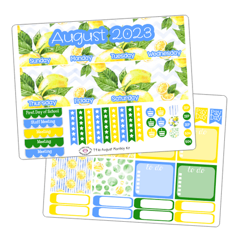 T258 || August Lemons Monthly Kit