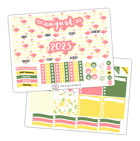 T258 || August Flamingo Monthly Kit