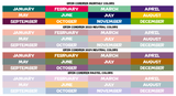 PM01 || Pastel Teacher Planner Header Stickers