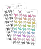 A10 || Hand-Lettered Lunch Group Stickers