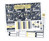 T250 || Watercolor New Year Monthly Kit