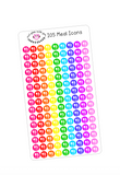 I05 || 135 Meal Icon Stickers