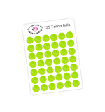 I25 || 42 Tennis Ball Icon Stickers