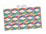 R02 || 45 Custom Retro Specials Box Stickers