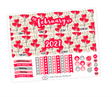 T252 || February Hearts Balloons Monthly Kit
