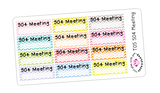 T04 || 12 Chevron 504 Meeting Stickers