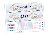 T254 || April Unicorn Monthly Kit