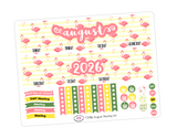 T258 || August Flamingo Monthly Kit