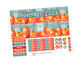 T261 || November Pumpkin Monthly Kit