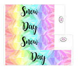 K23 || Kaleidoscope Snow Day Full Day Stickers