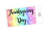 K27 || Kaleidoscope Thanksgiving Day Full Day Stickers