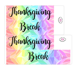 K26 || Kaleidoscope Thanksgiving Break Full Day Stickers