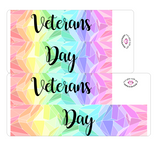 K28 || Kaleidoscope Veterans Day Full Day Stickers