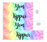 K31 || Kaleidoscope Yom Kippur Full Day Stickers