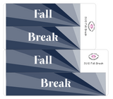 SU10 || Sunbeam Fall Break Full Day Stickers