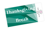 SU26 || Sunbeam Thanksgiving Break Full Day Stickers