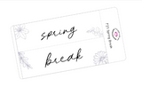 F24 || Floral Spring Break Full Day Stickers