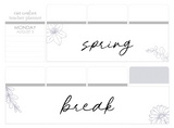 F24 || Floral Spring Break Full Day Stickers