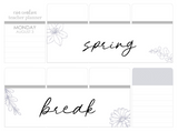 F24 || Floral Spring Break Full Day Stickers