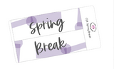 F24 || Floral Spring Break Full Day Stickers