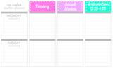 T01 || Stitched Teacher Planner Header Stickers