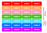 T62 || Custom Teacher Planner Header Stickers