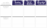 T177 || Custom Geometric Weekly Teacher Planner Header Stickers