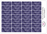 R01 || Custom Retro Weekly Teacher Planner Header Stickers