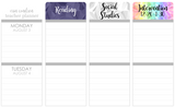 K01 || Custom Kaleidoscope Teacher Planner Header Stickers