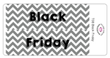 T08 || Chevron Black Friday Full Day Stickers