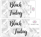 K06 || Kaleidoscope Black Friday Full Day Stickers