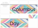 R07 || Retro Columbus/Indigenous Peoples Day Full Day Stickers