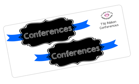 T36 || Ribbon Conference Full Day Stickers