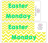 T11 || Chevron Easter Monday Full Day Stickers