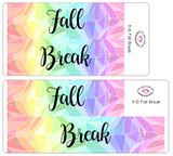 K10 || Kaleidoscope Fall Break Full Day Stickers