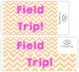 T13 || Chevron Field Trip Full Day Stickers
