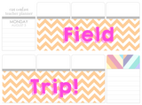 T13 || Chevron Field Trip Full Day Stickers