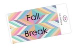 R10 || Retro Fall Break Full Day Stickers