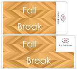 R10 || Retro Fall Break Full Day Stickers